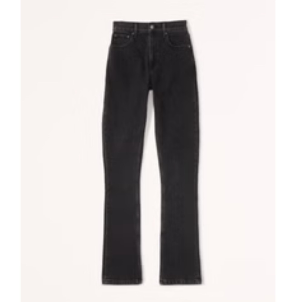 The Skinny High Rise Split Hem Jeans